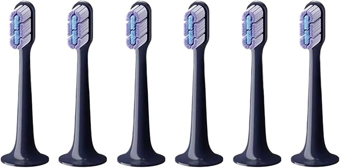 Compatible for 2/4/6/8Pcs Original Mijia Toothbrush Head T700 Sonic Electric Waterproof Soft Health Replacement Bristles(6 pcs)