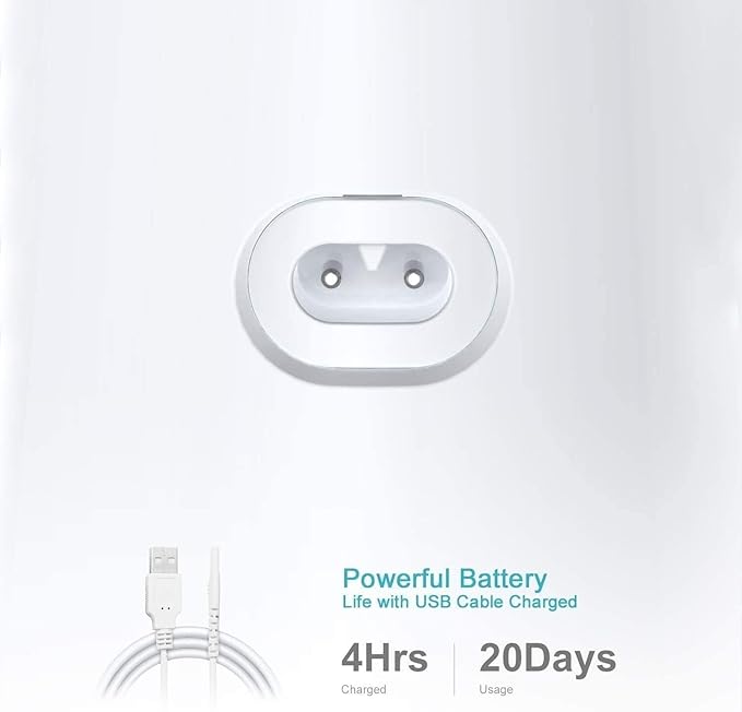WEedsy Portable Dental Oral Irrigator with 3 Modes 6 Replaceable Jet Tips Rechargeable Waterproof Teeth Cleaner for Home and Travel -300ml Detachable Reservoir (Color : White) (Color : White)