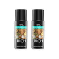 Riya Combo Of Born Rich Deodorant Perfume Body Spray - 150Ml2