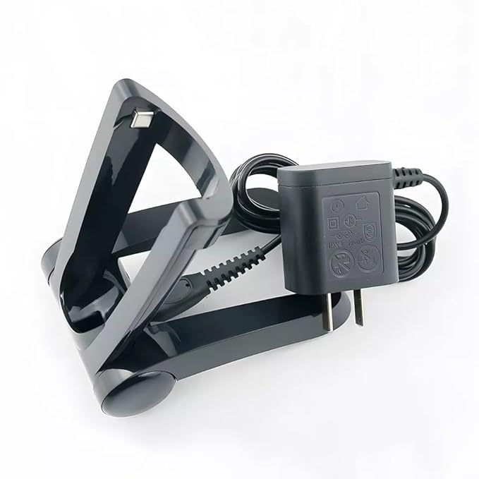2025 New Replacement Folding Charging Stand + Power Cord for Norelco RQ1200 Series Shavers 1250X 1250CC 1255X 1260X 1280X 1280CC 1290X RQ1250