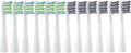 Replacement Brush Heads Soft Bristle Clean Nozzles Compatible for X/X PRO/ Z1/ F1/ One/Air 2 /SE Sonic Electric Toothbrush(6White6Gray)