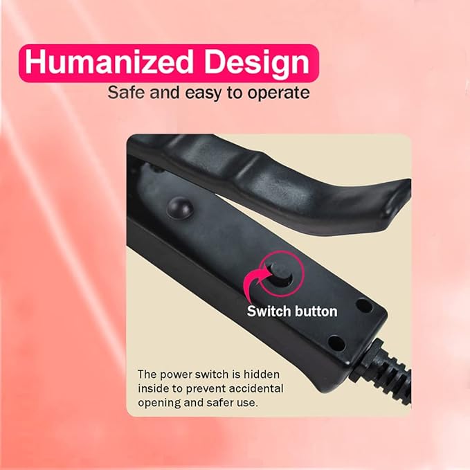 Pro Big Hair Crimper Corrugated Iron Hair Waver Fluffy Hair Straightener Curling Iron Titanium Ceramic Flat Crimping Iron Plate