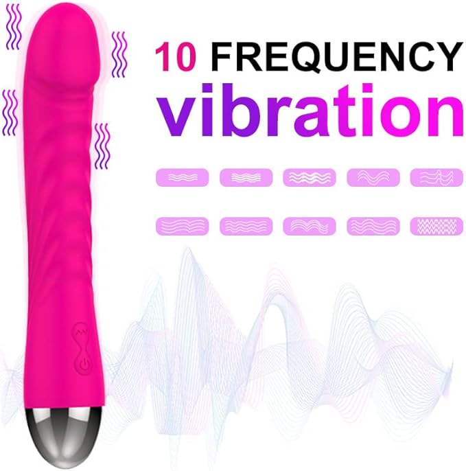 Electric Handheld Vibratorsmassager Electronic for Foot Or Neck Waterproo -Clitioral Silent Relaxes Muscles 10 Modes Vibrating Massager Personal for Adult Tools Couples Relaxation TR05