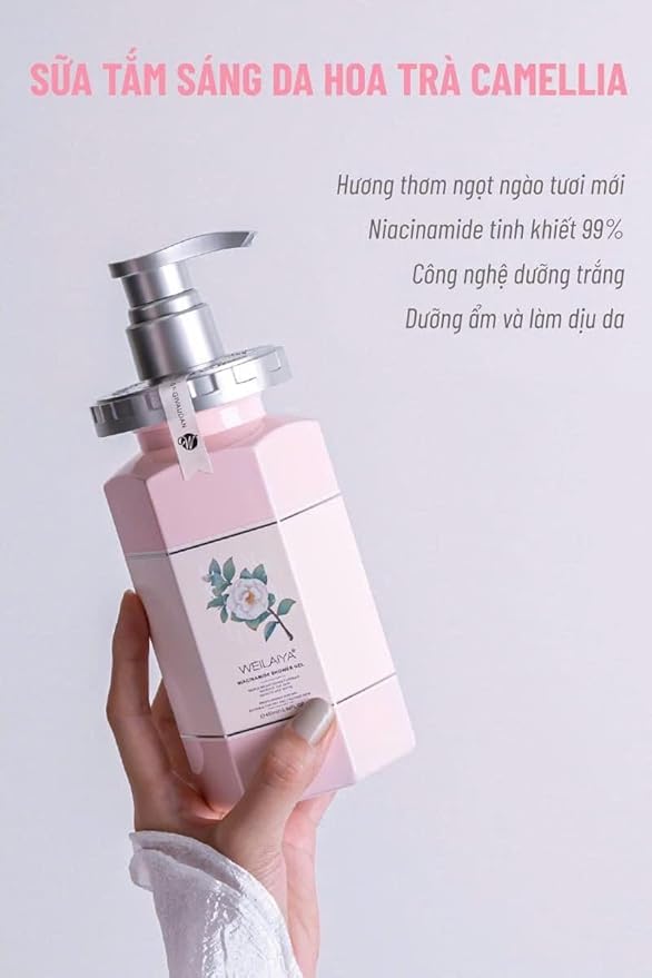 Weilaiya Camellia Collection Niacinamide Shower Gel 450ml