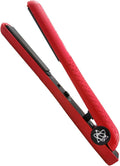 Evalectric 1.25 Inch Ceramic Flat Iron Red