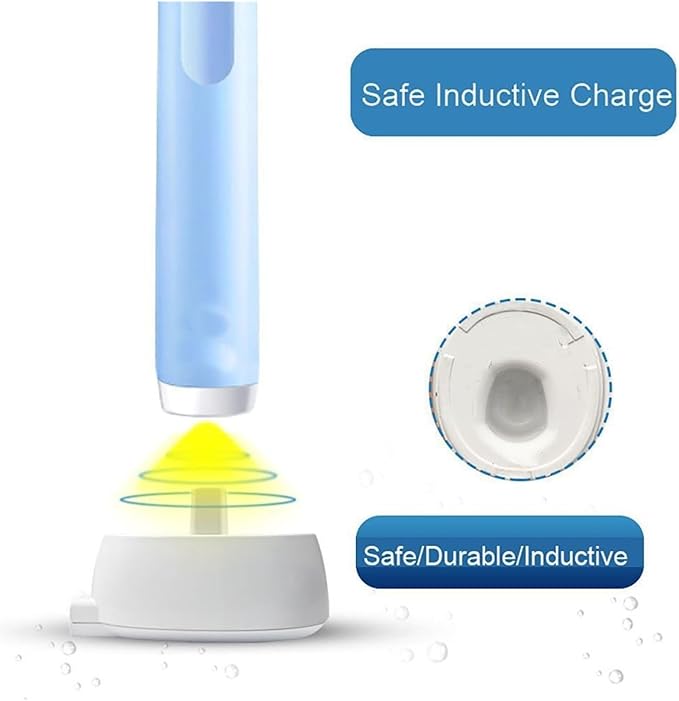 Charger Base Replacement Compatible for Oral B Compatible for Braun Electric Toothbrush Supply Waterproof Travel Inductive Charging Base(US Plug)