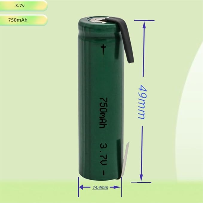 Electric Shaver 3.7v 750mAh Lithium-ion Battery. Compatible for Philip AT750、AT751、AT752、AT753、AT754、AT757、AT758、AT810、AT811、AT814