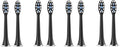 Compatible for SUBORT S7 Replacement Brush Heads - Super Sonic Toothbrush Accessories(8 Black Brush Head)