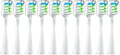 Compatible for 10pcs Replacement Brush Heads for SOOCAS X3 X5 V1 X3U Soft Bristle Electric Toothbrush Sealed Packed(10pcs White)
