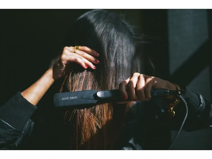 Jose Eber: Wet or Dry Flat Iron - 1.5 Plates Innovative Technology Smooths Dry or Damp Hair Temp Control Professional Straightener Styling Tool