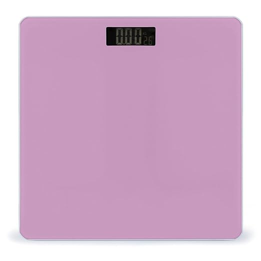Smart Scale for Body Weight Digital Bathroom Weighing Scale Energy Saving Scale Pink