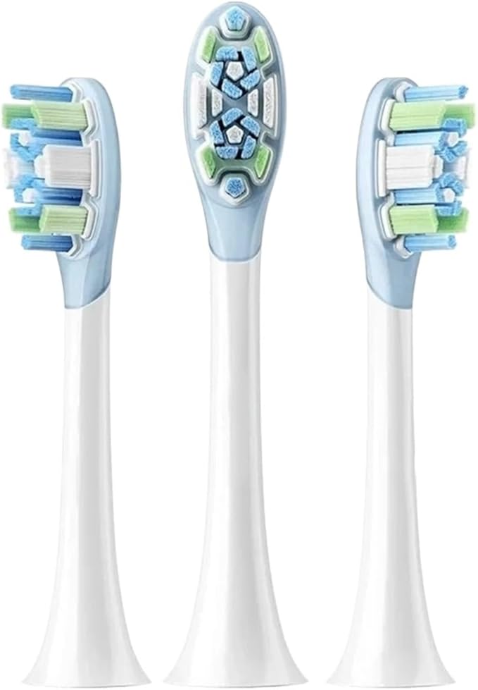 3/6PCS Electric Toothbrush Brush Head Compatible for Xiaomi Mijia Oscillation Heads Sonic Vibration Accessories Set(Clean Version)