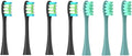 Brush Heads for Soft Toothbrush Bristle 7pcs Replacement(4Black 3Green)