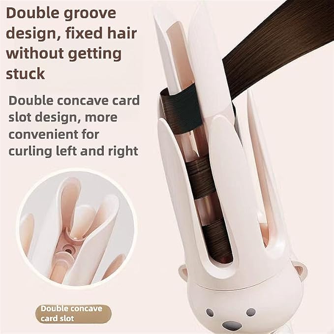 Fully Automatic Curling Stick Lazy Curling Tool28 mm Comfort Curler Electric Rotating Curling Iron for Medium-Length Hair