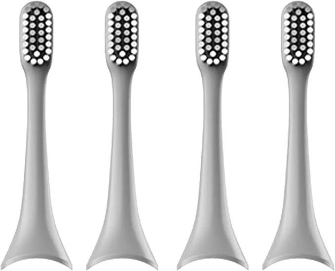 Compatible for ENCHEN Aurora t+ - Adult Replacement Toothbrush Head Accessory Nozzle(4PCS Gray)