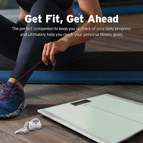 Etekcity Scale for Body Weight Bathroom Digital Electric Scale for People Measures Weight up to 400 lbs White