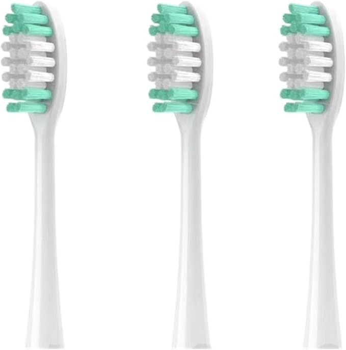 Electric Toothbrush Heads Compatible for Aquasonic Black Series/Series Pro/Vibe Series Unisex Replacement Nozzle(5PCS White)