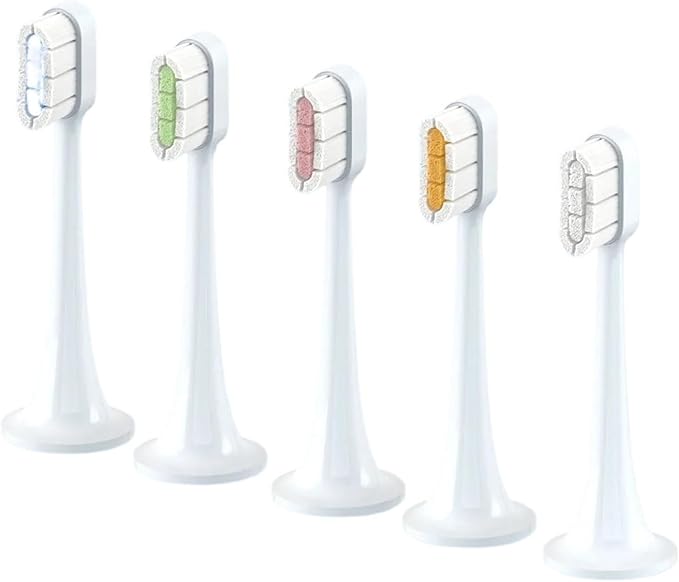 Compatible for with Electric Toothbrush Head T300/T500 Compatible DDYS01SKS/MES601/T700 Replacement MES602/604(Clean WH3 GN3)