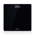 GRIFEMA GA2001-28 Digital Bathroom Scale with Large LED Display 5 mm Tempered Glass Platform 180 kg / 400 lb 28 x28 cm Slim Design Black