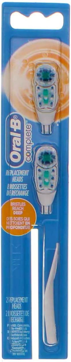Oral B Cross Action Power Replacement Brush Heads Soft - 2 pack Pack of 4