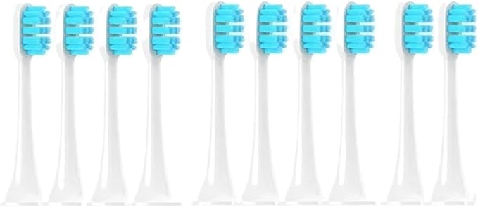 Compatible for 20Pcs T300/T500/T700 Electric Toothbrush Heads Replaceable Nozzles with Anti-Dust Caps