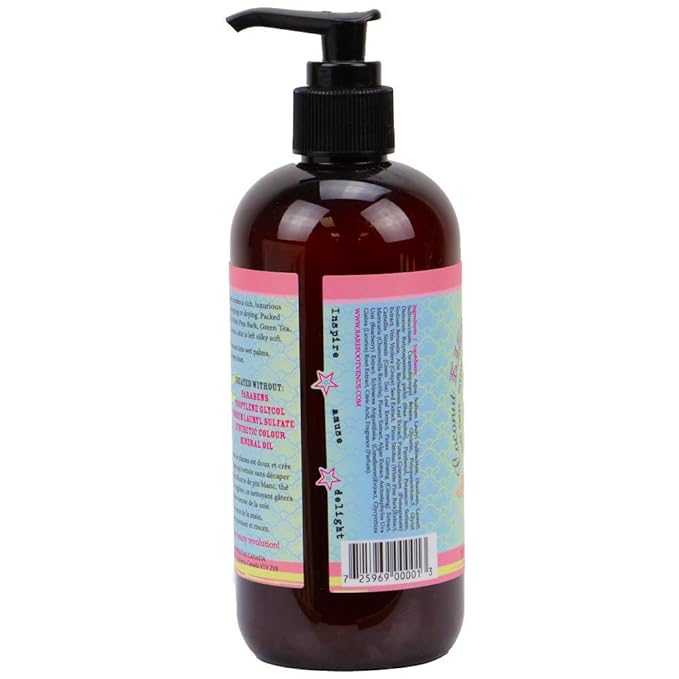 Barefoot Venus White Pine Creamy Cleansing Body Wash - 350 ML / 12 OZ (Coconut Kiss)