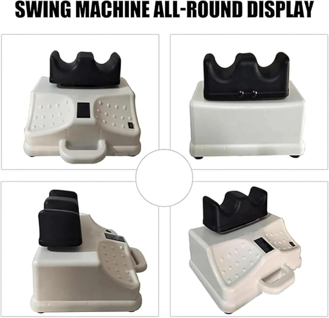 Fitness Blood Chi Machine Swing Foot with Wire Control 10 Gear Speed Adjustable with Carrying Handle for Relax Muscles