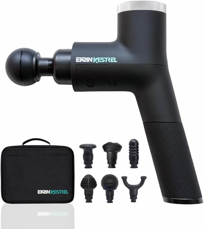 Ekrin Athletics Kestrel Massage Gun: Enhanced Precision &amp Comfort for Superior Muscle Recovery &amp Wellness | Relieve Sore Muscles and Stiffness