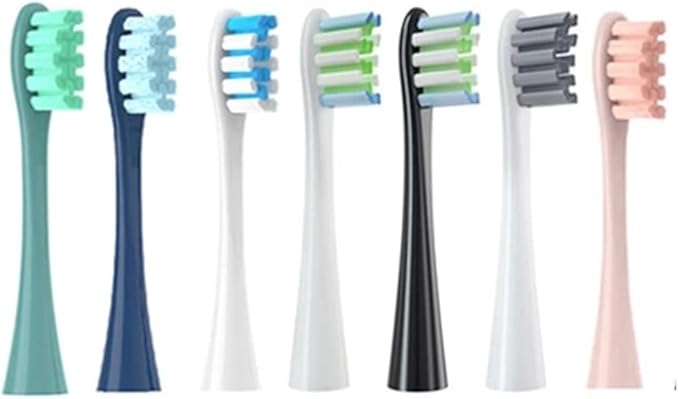 Brush Heads for Soft Toothbrush Bristle 7pcs Replacement(7 Colors)