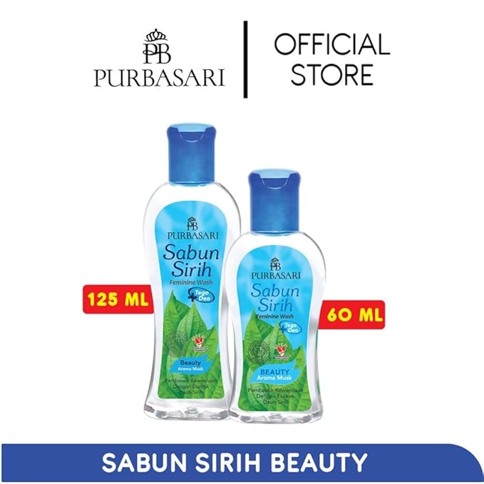 Purbasari Sabun Sirih Feminine Wash 60ml Beauty Aroma Musk (Pack of 1)