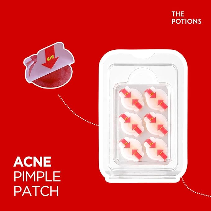 The Potions Clear Skin Duo – Gentle Body Wash &amp Invisible Pimple Patch Set | Summer Skincare Essentials for Clean Comfortable Skin | Korean Daily Body Routine