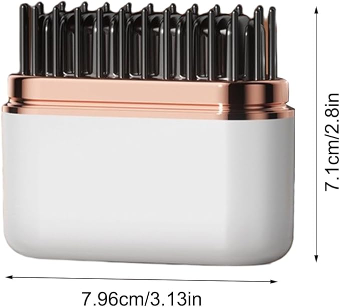 Hair Straightener Comb – Long Lasting Battery – Mini Straightener Brush for Cordless Hair – for Women and Ladies and Girls and Girlfriend and Mother for School and Party and the