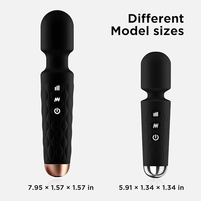 Personal Massager for Women - Quiet Handheld 4-Hour Cordless Percussion Body Massager for Deep Back Relief 8-Speed &amp 20-Mode