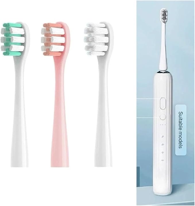 Replacement Toothbrush Head for NX7000 Electric Soft16pcs(16WHITE)