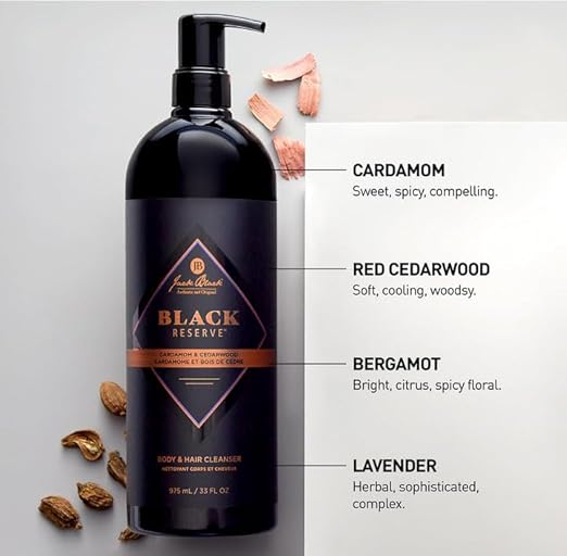 Jack Black Body &amp Hair Cleanser – Mens Body Wash Mens Shampoo Skin Care Hair Care Body Wash Men Sulfate–Free