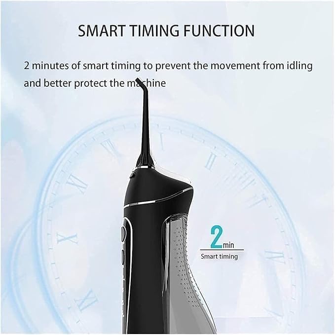 Water Flosser Cordless for Teeth Portable Dental Oral Irrigator 4 Modes USB Rechargeable IPX7 Waterproof Very Suitable for Home Travel Tooth Bridge Care