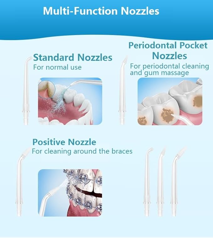 Sonic Fusion Teeth Cleaning kit with 3 Modes Electric flossing Water flosser and Toothbrush and with Portable Water flosser Combo for Travel and Home