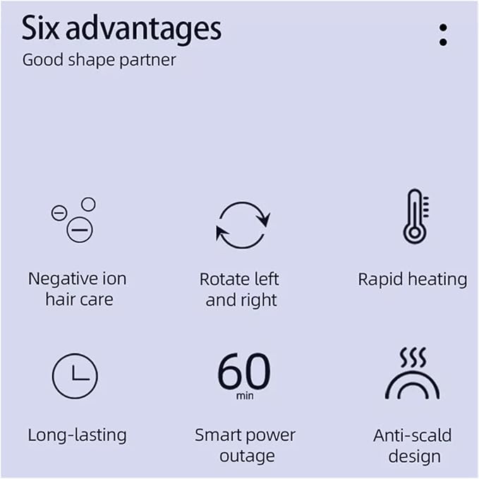 Ceramic Curling Iron 25mm - Professional Hair Salon Hot Perm Tool for Large Waves Fast Heating for Wet &amp Dry Hair Styling(1)