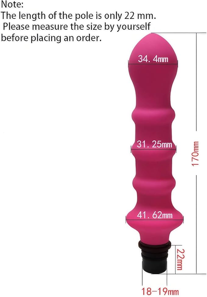 Massage Gun AttachmentsSilicone Massage Gun HeadsDeep Tissue Percussion Trigger Point Massage Replacement Head Plug and Play Comfort Tools (Color : B Size : 18MM-19MM)