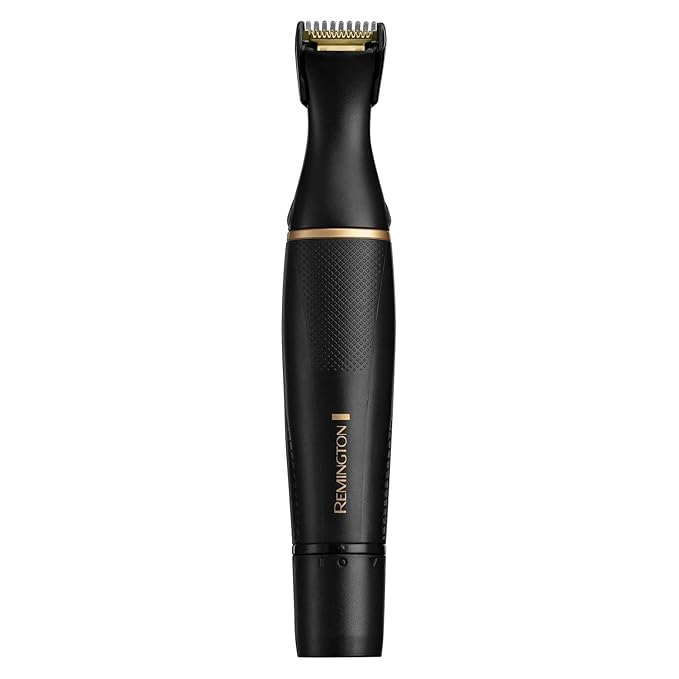 Remington T-Series Nose and Ear Hair Trimmer Detail Kit Nose Hair Trimmer Ears Eyebrows and Facial Hair Vertical and Rotary Trimmer 2 Combs Precision Cutter and Adjustable Comb - NE7000
