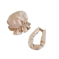 No-Heat Curling Iron Set Big Wave Sleep Tool For Lazy People Fabric Material To Hair Style Headwear(Beige)