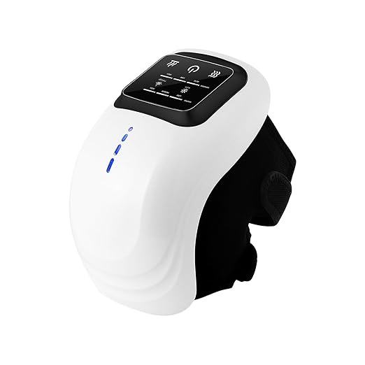 IeBilif Cordless Knee Massager with Large LED Screen Heated and Vibration Heated Knee Massager Gift for Birthday Gift for Husband Mom Dad