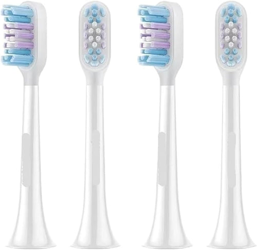 2/4 PCS Compatible for Mijia T501/T501C Toothbrush Heads(2pcs Black)