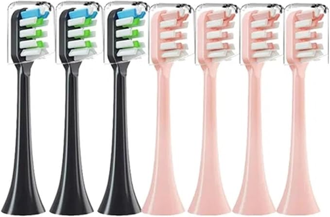 Compatible for X3 X5 X3U X1 V1 V2 Head 7pcs Replacement Heads Brush(3black 4Pink)