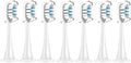 Compatible for T300/T500/T700 Replacement Brush Heads with Caps Sealed Package Soft (14pcs)(White)