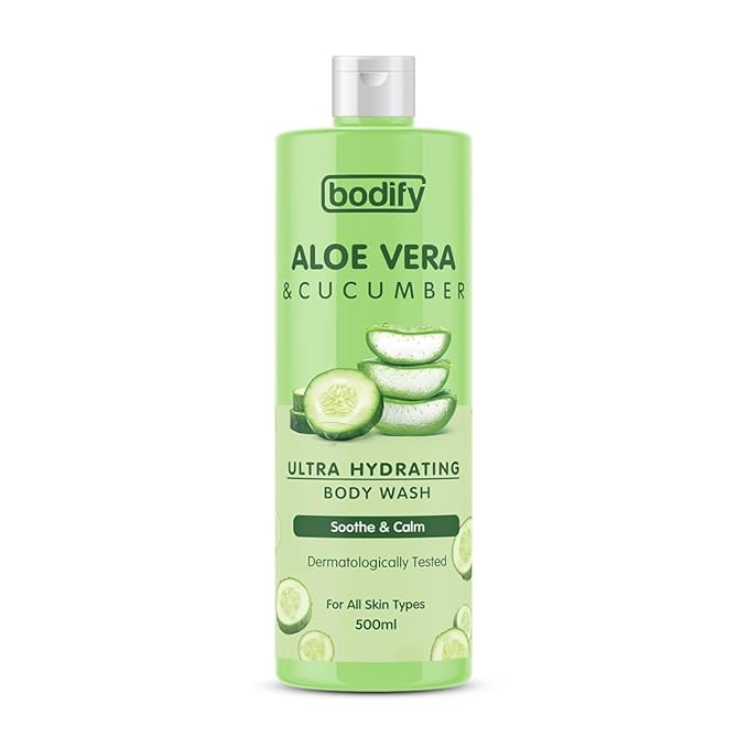 Aloe Vera &amp Cucumber Ultra Hydrating Body Wash 500 Ml | Soothe &amp Calm | Paraben Free | All Skin Types