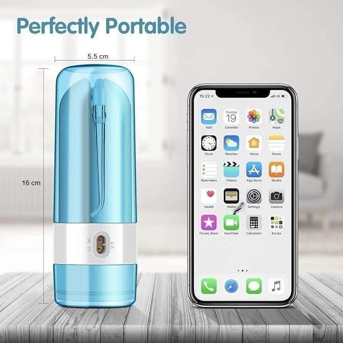 Water Flosser Professional Cordless Dental Oral Irrigator Portable Water Tank and Rechargeable IPX7 Waterproof 4 Modes Water Flosser for Home and Travel Braces &amp Bridges Care