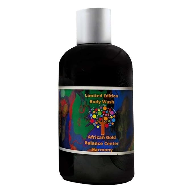 BCH African Gold Body Wash for Men &amp Women – All Naturals Essential Oil Cleanser with Moisturizing &amp Hydrating Formula Paraben &amp Sulfate Free 8 oz