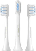 Compatible for Mijia Electric Toothbrush Head T100 T200 T300 T301 T302 T700 Replacement Heads Soft Bristle Brush(3pcs White T301 T302)