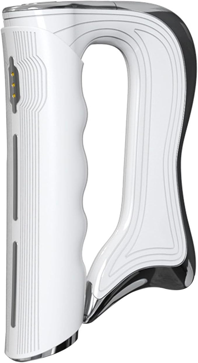 Electric Fascia Massager Guasha Scraper Muscle Relaxing Release Pressure Electric Scraping Tool Muscle Relaxation StimulatoWhite